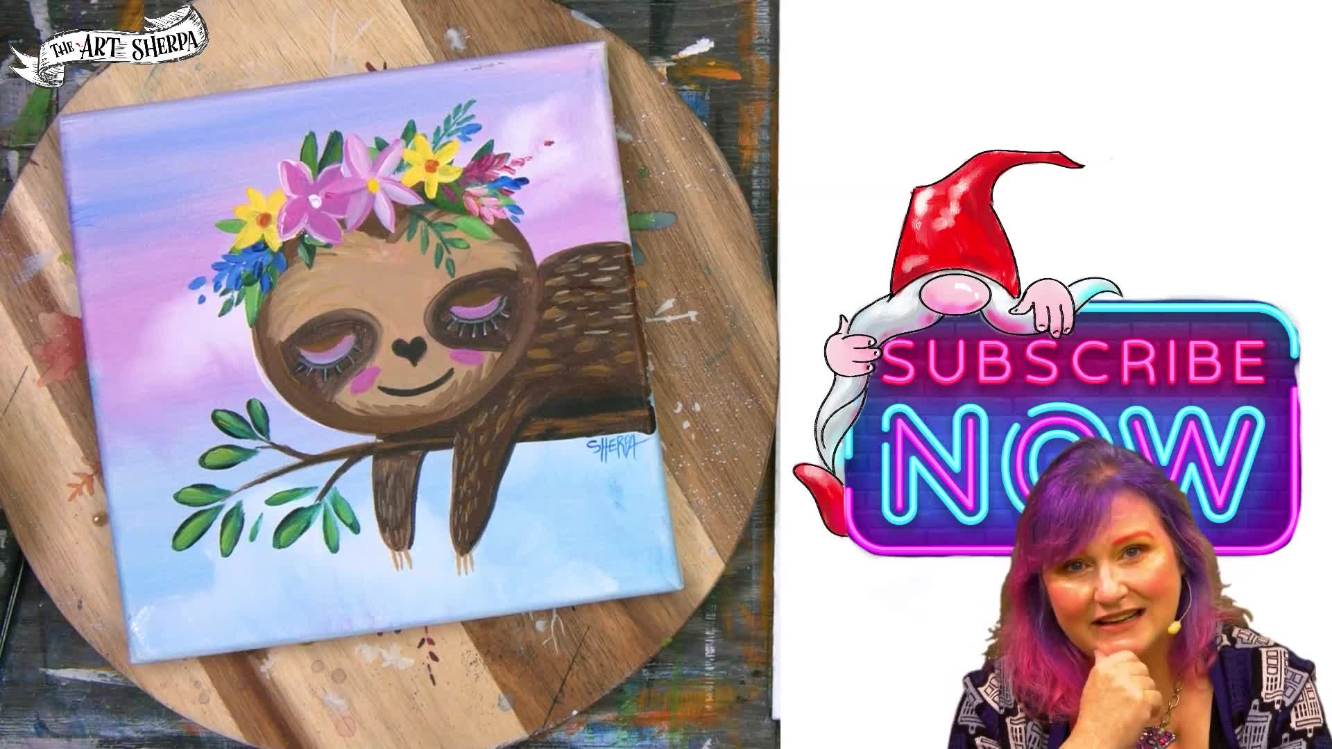 The Art Sherpa | Cute Sloth